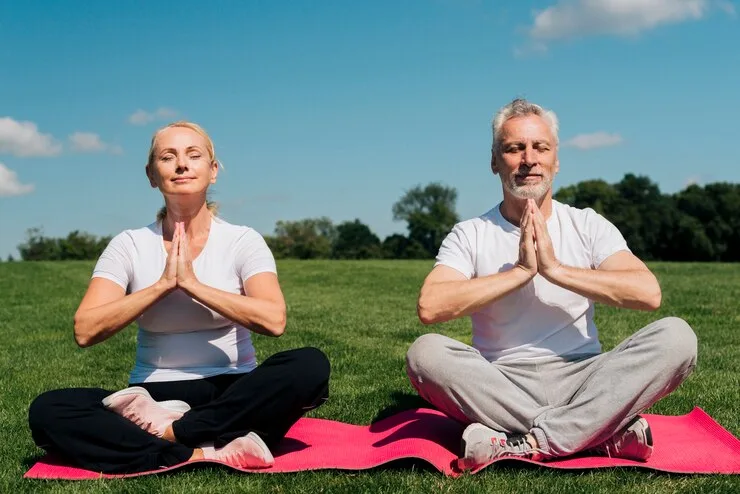 easy yoga poses for elders